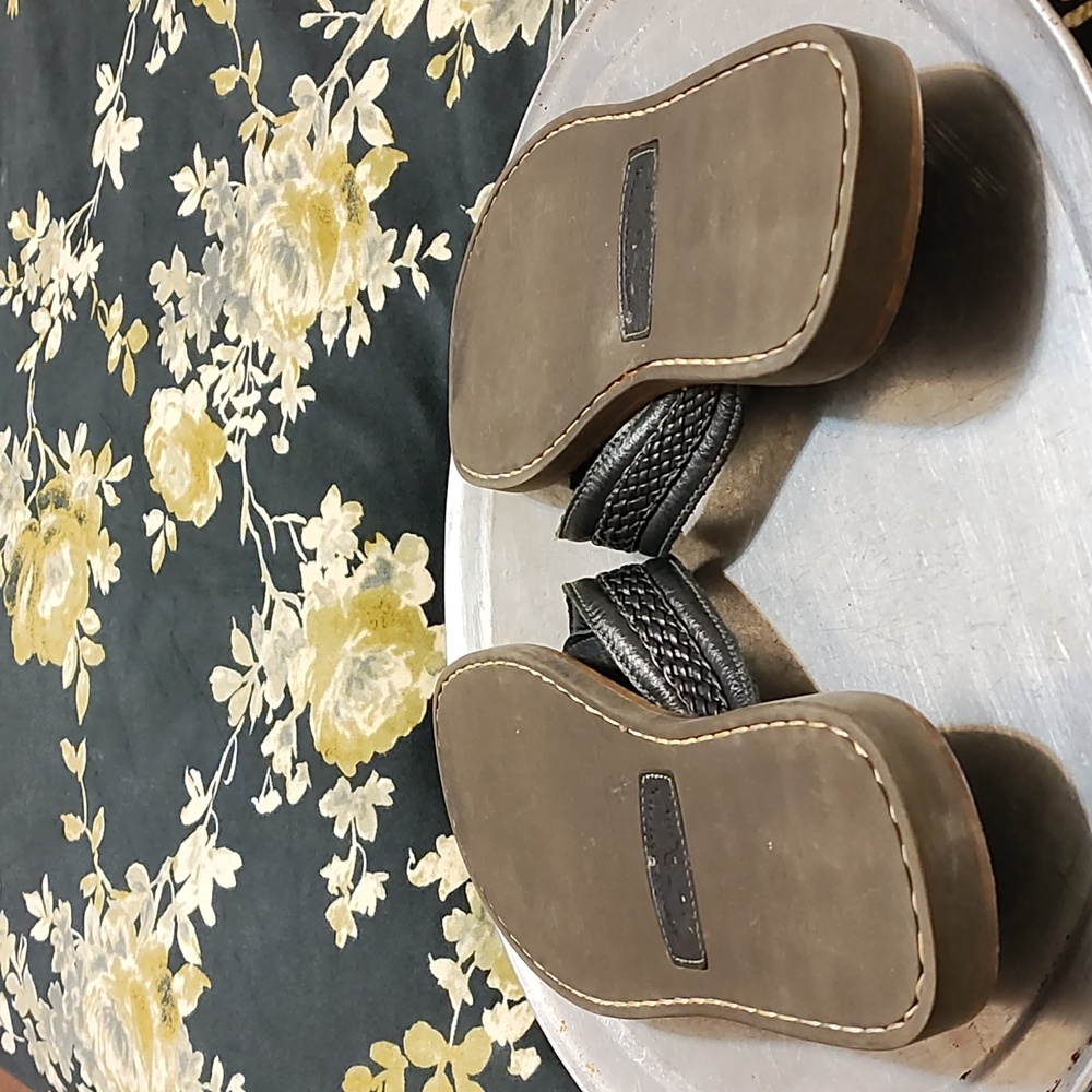 Tommy Bahama men's black genuine leather sandals size 11D - Picture 15 of 17